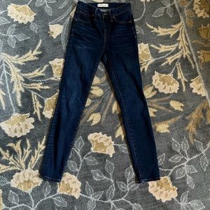 Madewell High Rise Skinny Jeans